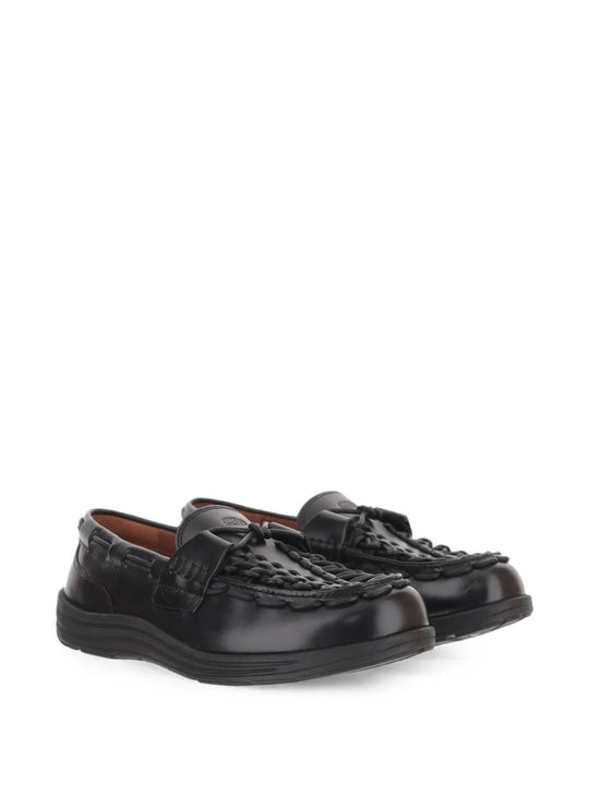 Black shoes, front view