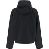 Black jacket, back view