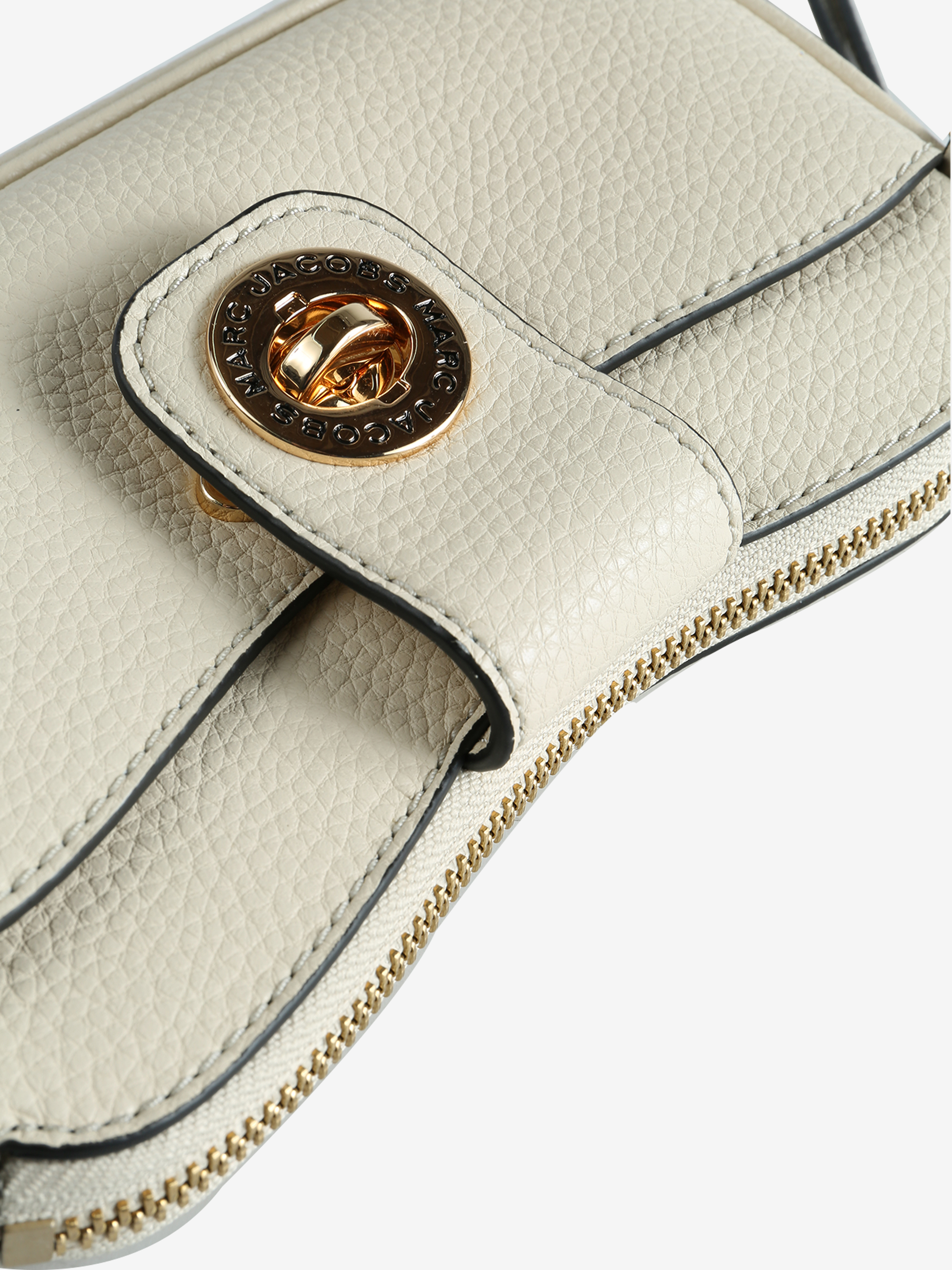 MARC JACOBS - Women Signet Turnlock Slg Wristlet Bag – Atelier New MARC JACOBS - Women Signet Turnlock Slg Wristlet Bag – Atelier New