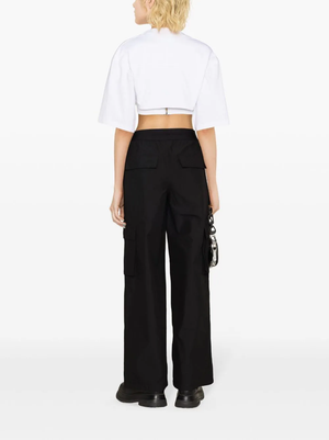 ALEXANDER WANG - Women Logo Elastic Cargo Rave Pants