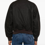 Brown jacket, full body view