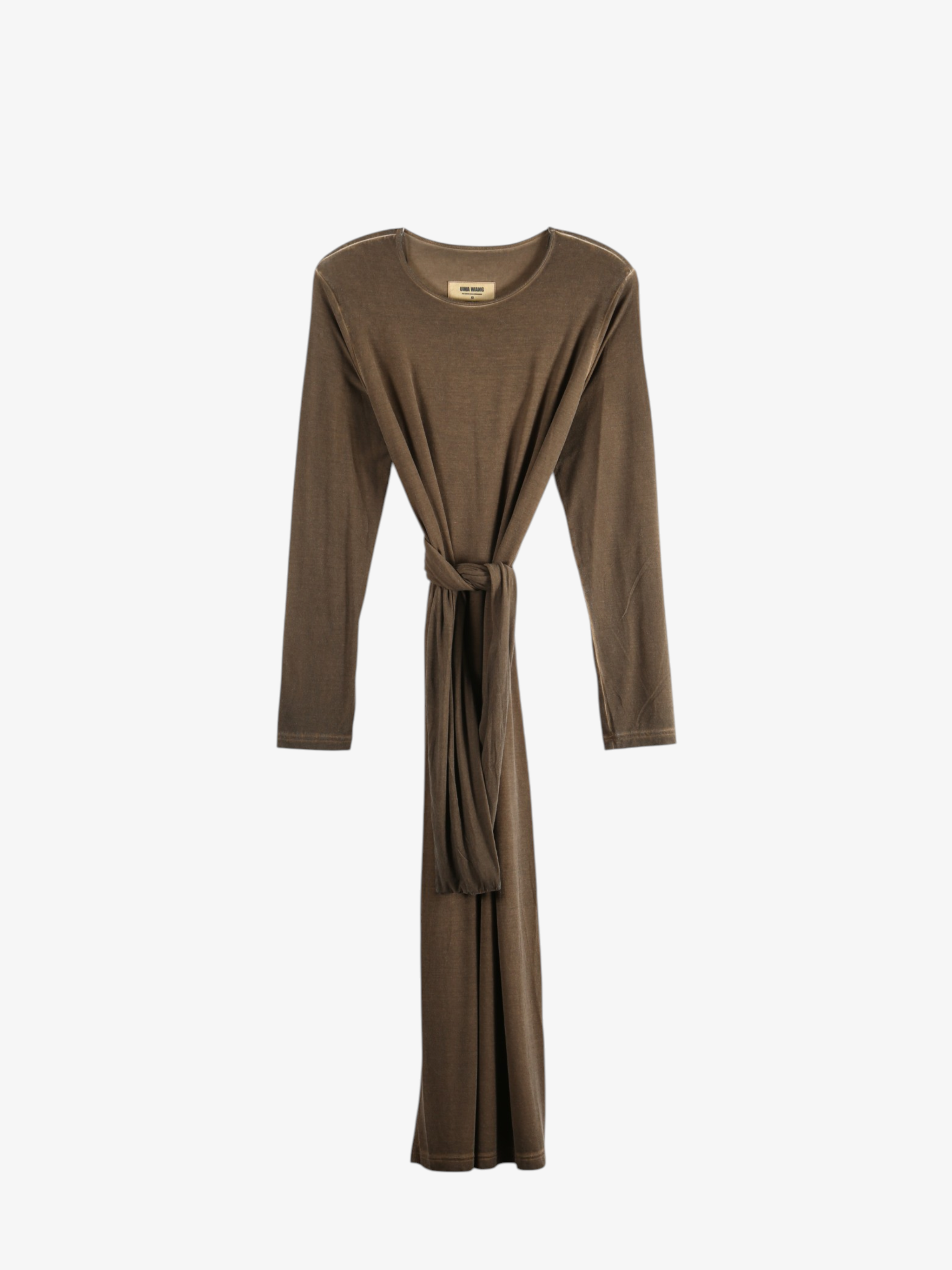 Brown dress, front view