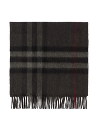 BURBERRY - Unisex Check Cashmere Scarf