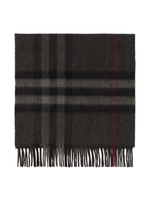 BURBERRY - Unisex Check Cashmere Scarf