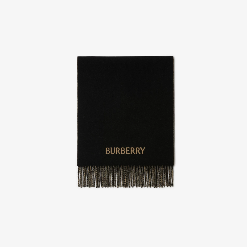 BURBERRY Cashmere Reversible Scarf