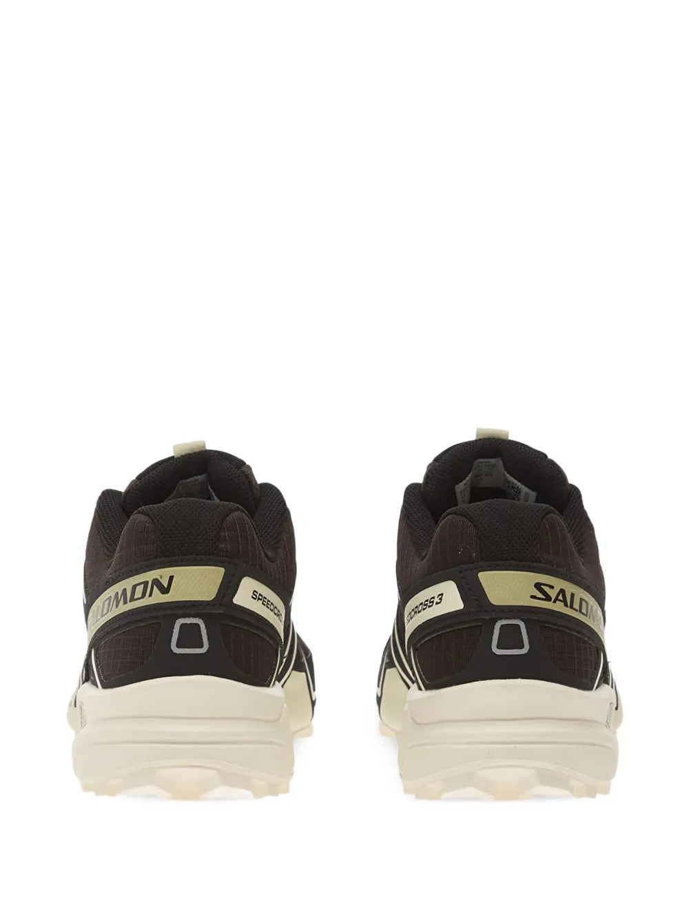 Brown shoes, back view