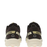 Brown shoes, back view