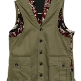 Brown vest,front view