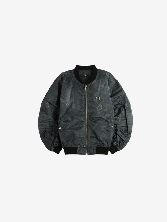Black jacket, front view