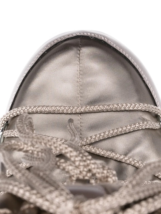 Close up of Tan boots, showing detail