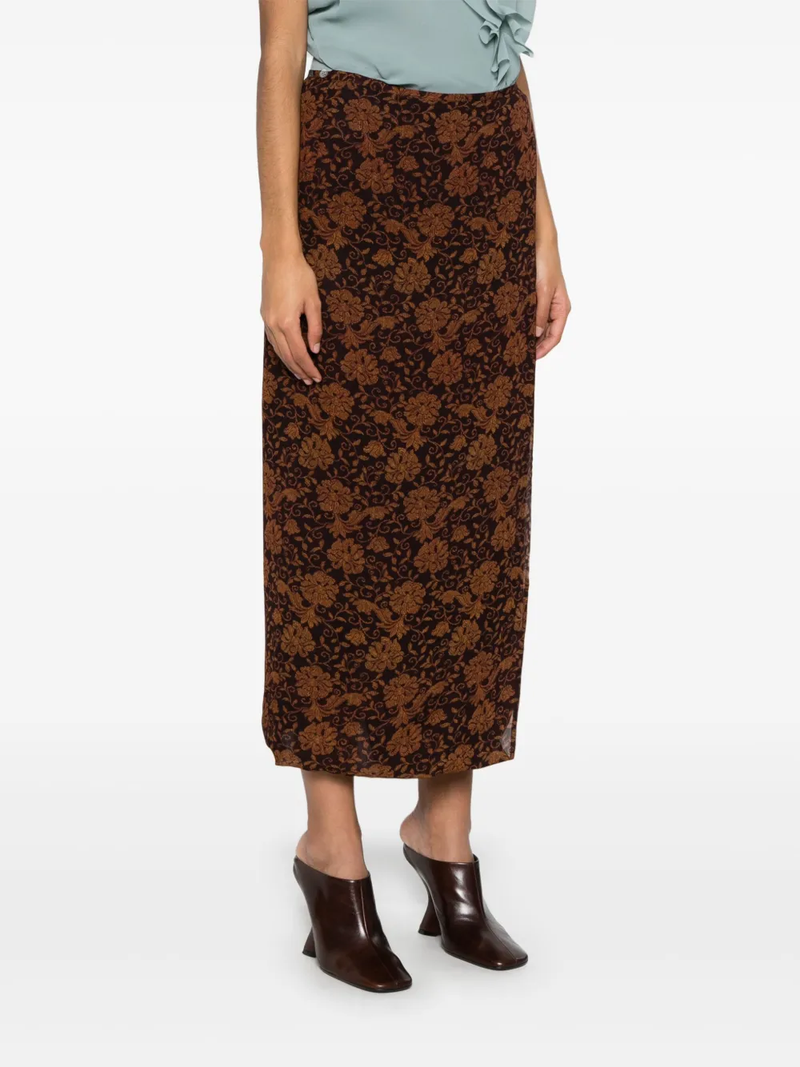 DRIES VAN NOTEN - Women Silk Wrap Skirt