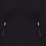 Close up of white jacket , showing texture of the Cotton fabric