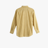 Yellow shirt, back view