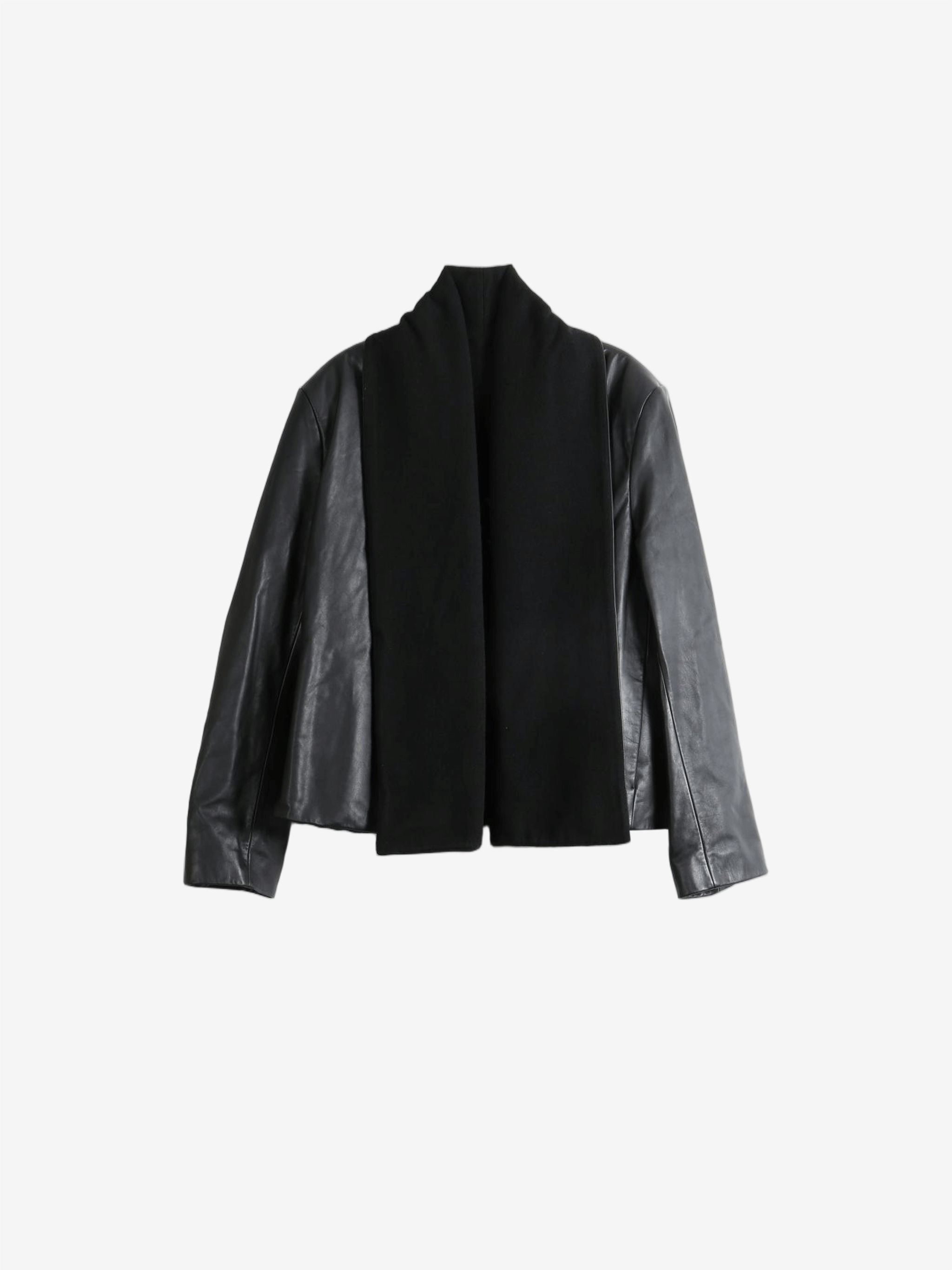 Black jacket, front view