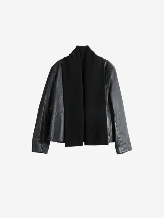 Black jacket, front view