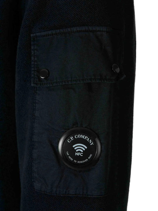Black hoodie, front view