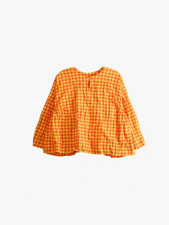 Orange shirt, front view