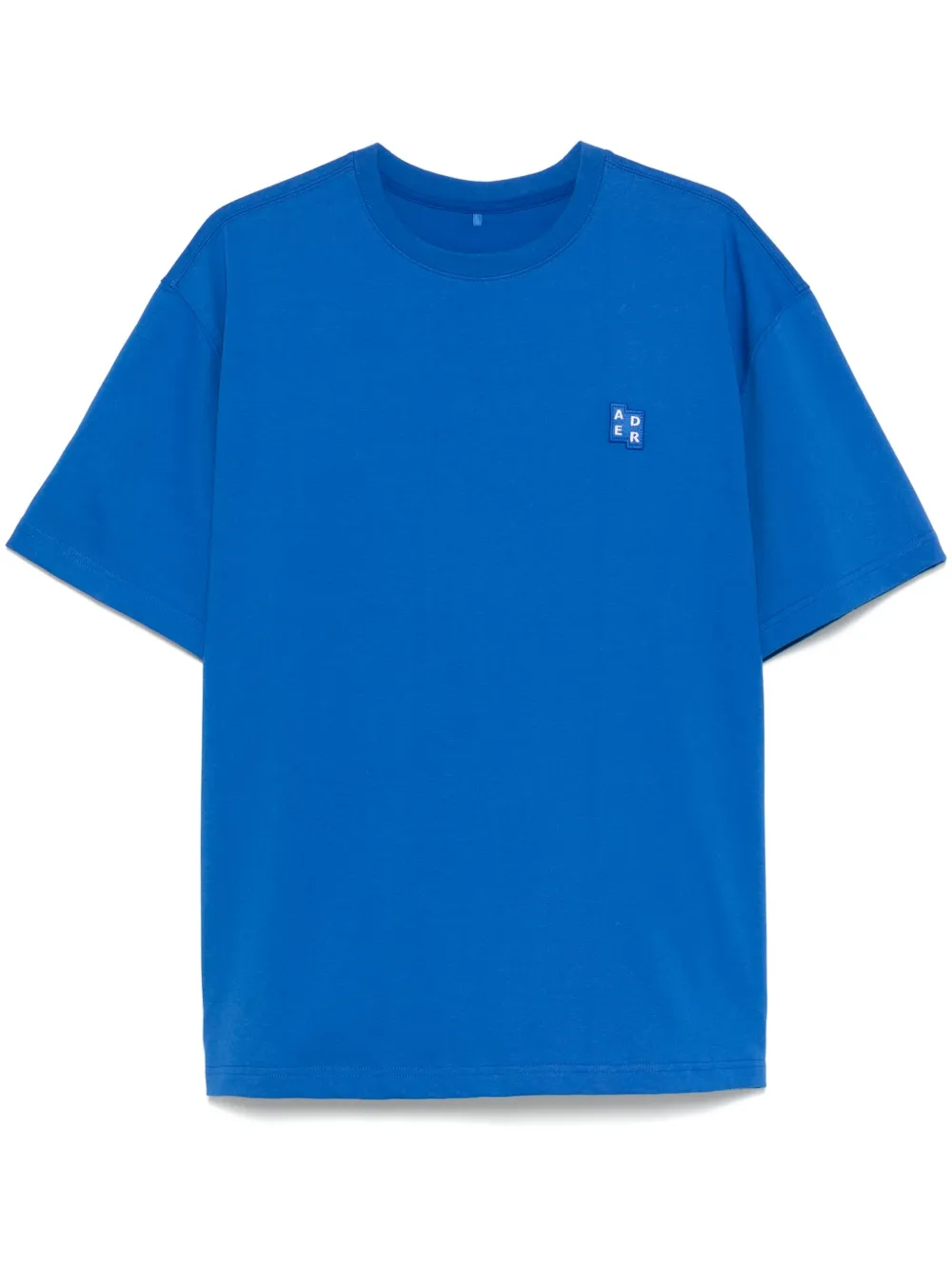 Blue T-shirt, front view.