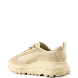 Tan shoes, side view
