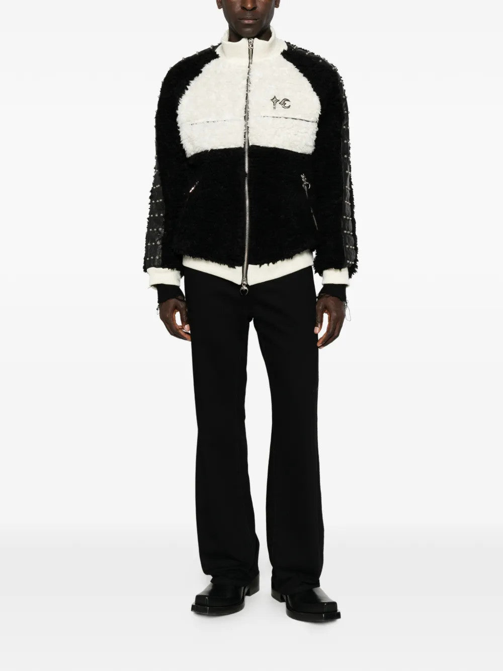 Black jacket, full body view