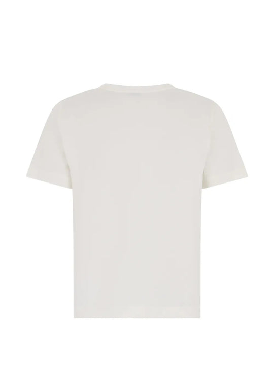 White t-shirt, front view