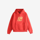 Red hoodie,front view