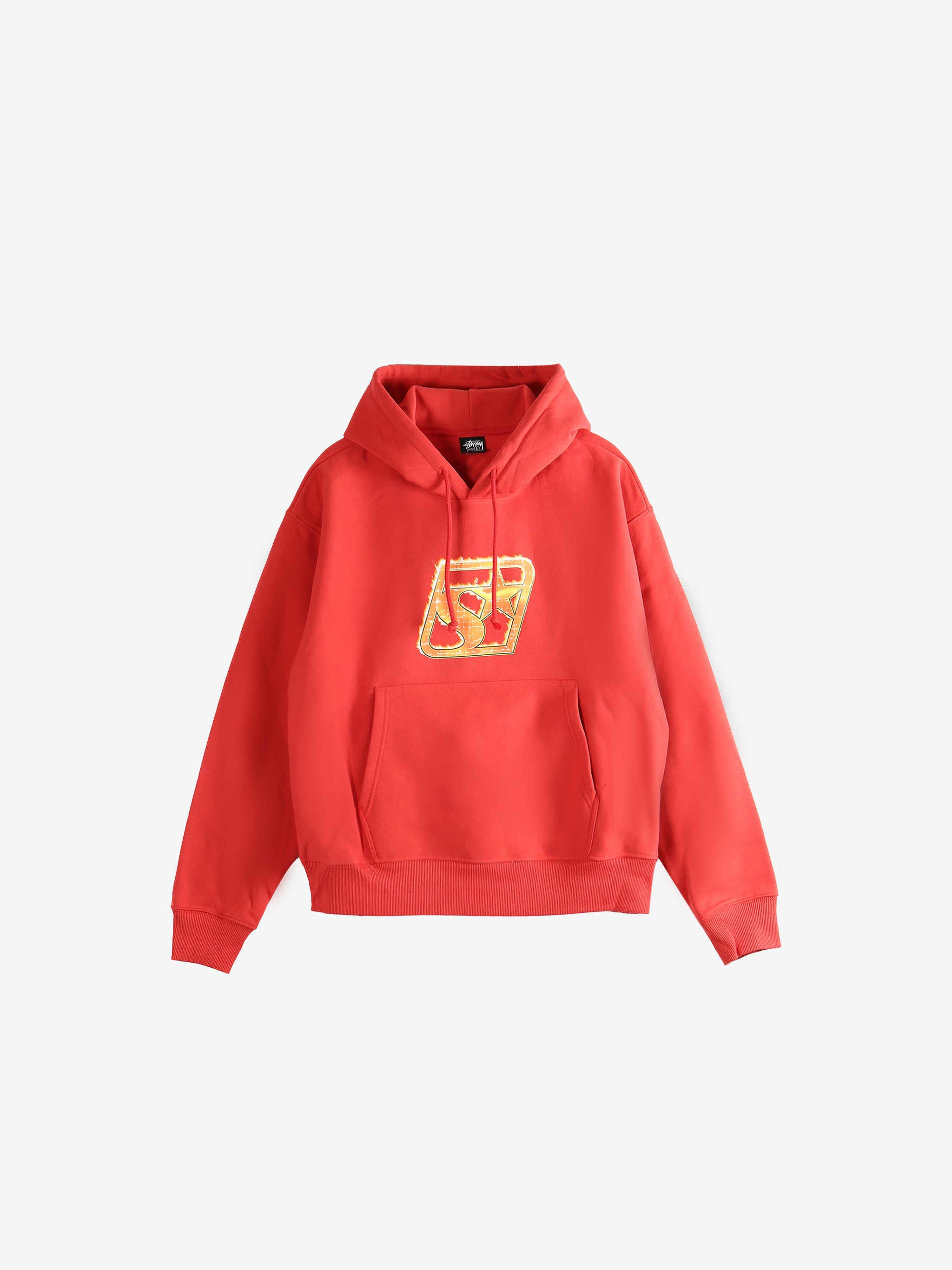 Red hoodie,front view