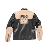 Black jacket, back view