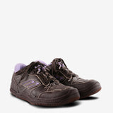 Brown sneakers, side view