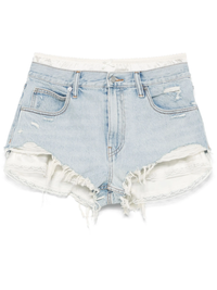 ALEXANDER WANG - Women Pre-Styled Cutoff Short W/ Silk Boxer