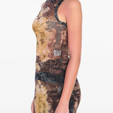 Black top worn by a person, showing the top fit