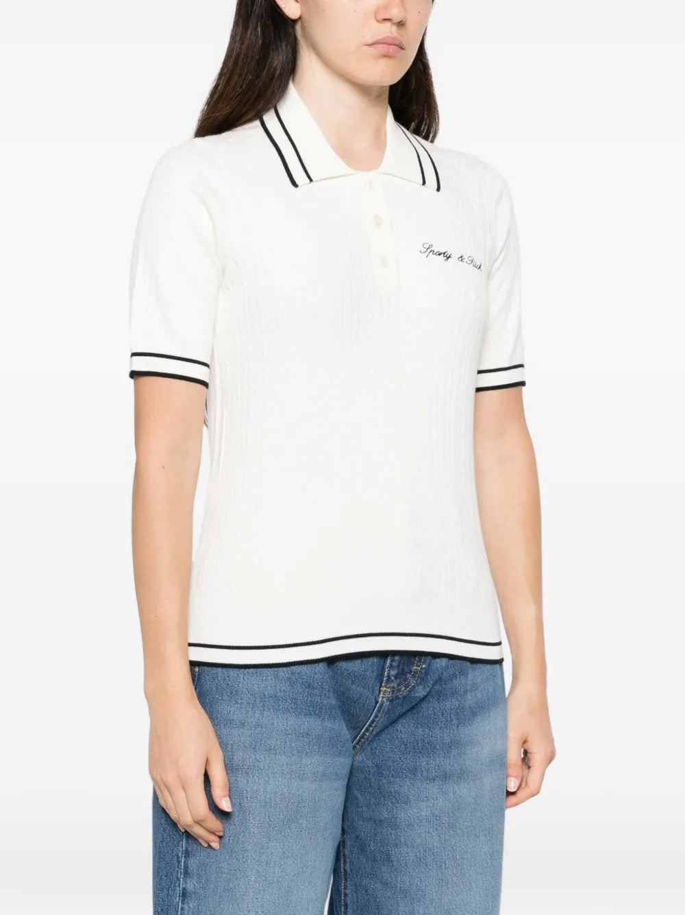 White t-shirt, front view