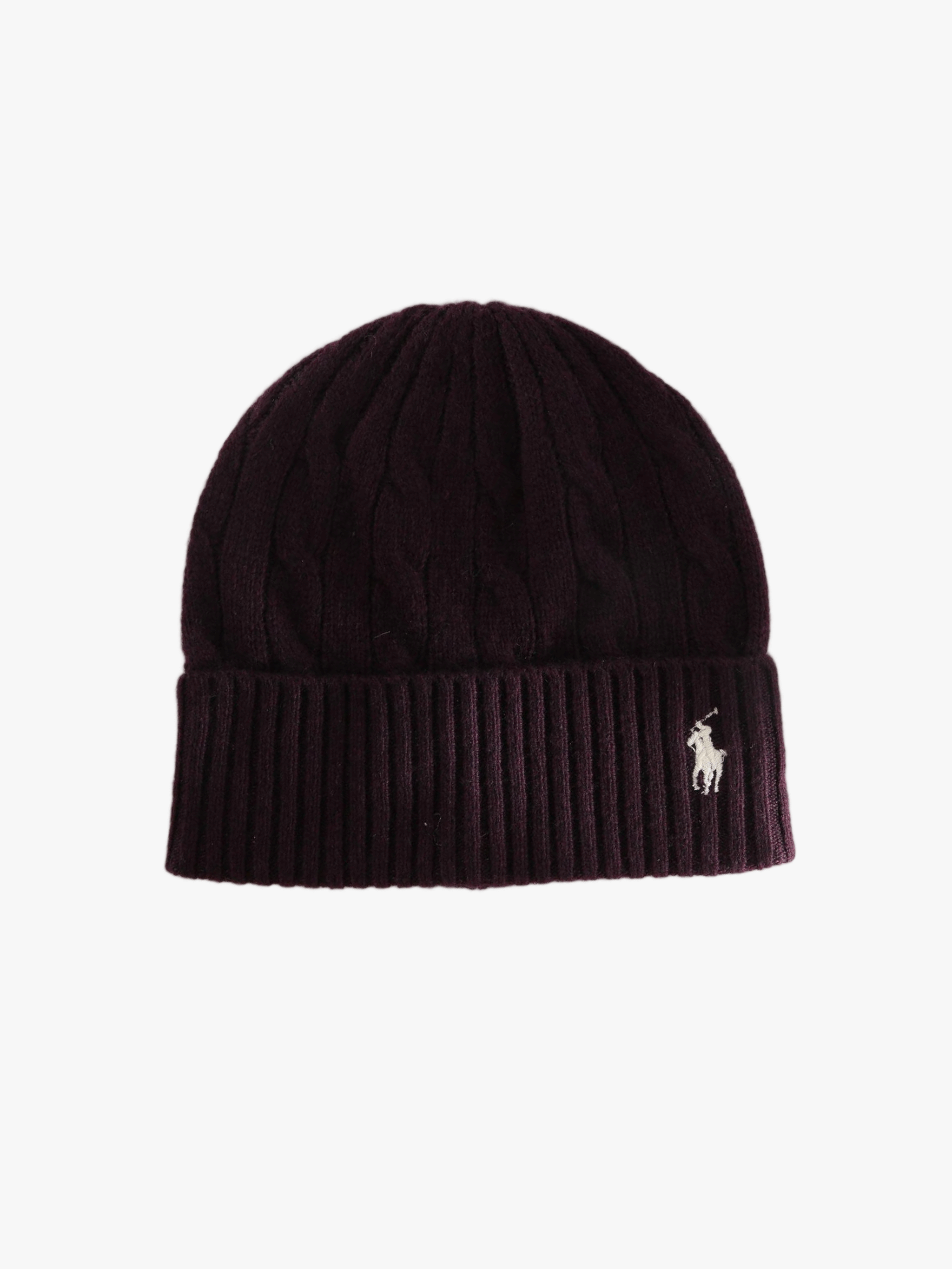 Purple hat, front view