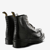 Black boot , back view