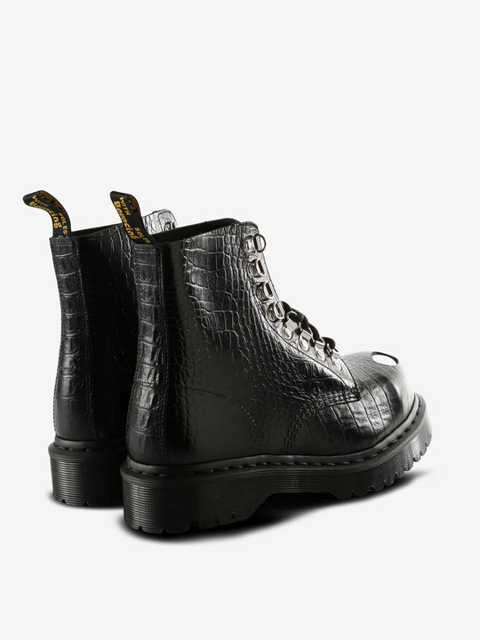 Black boot , back view