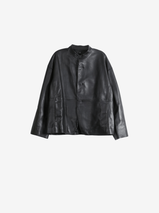 Black jacket, front view