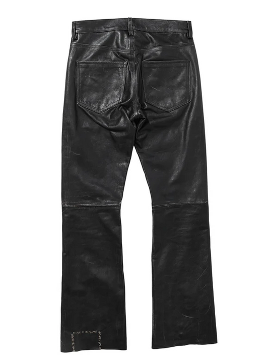 Black pants, back view