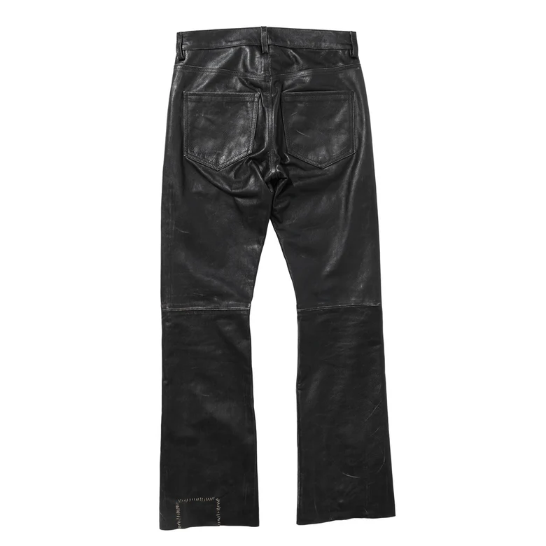 Black pants, back view