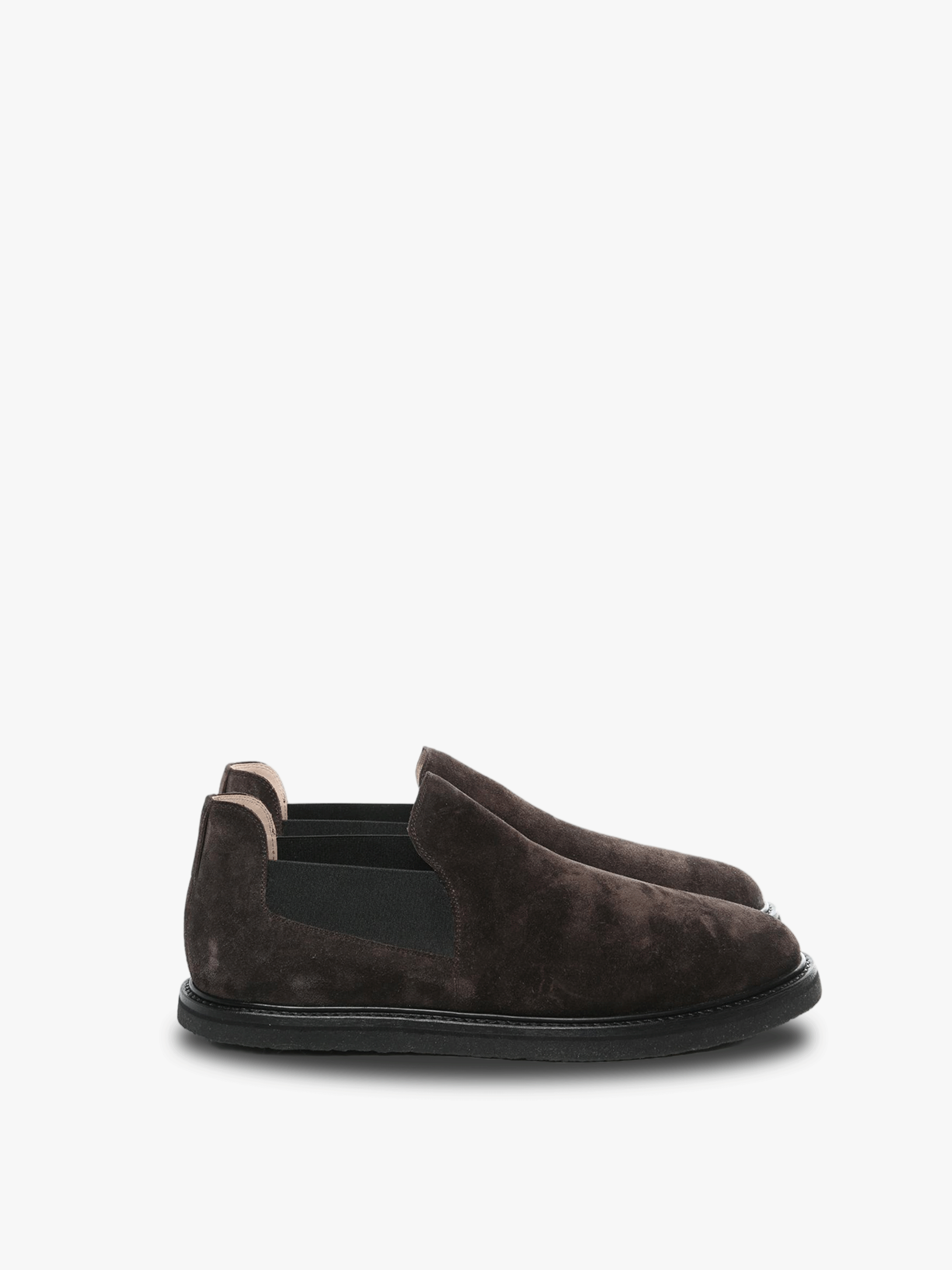 Brown shoes, front view