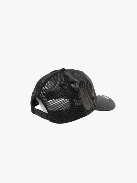 Black hat, back view