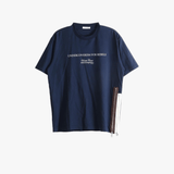 Navy t-shirt, front view