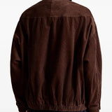Brown jacket, full body view