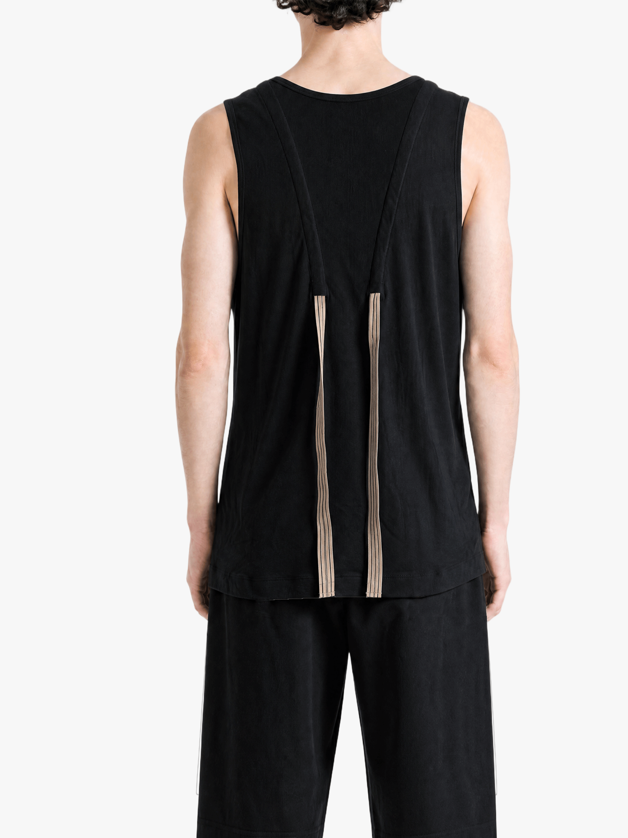 Black top, full body view