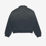 Black hoodie, back view