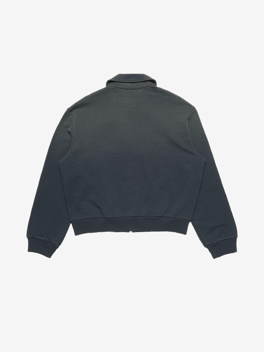 Black hoodie, back view