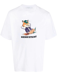MAISON KITSUNE Women Dressed Fox Easy Tee-Shirt