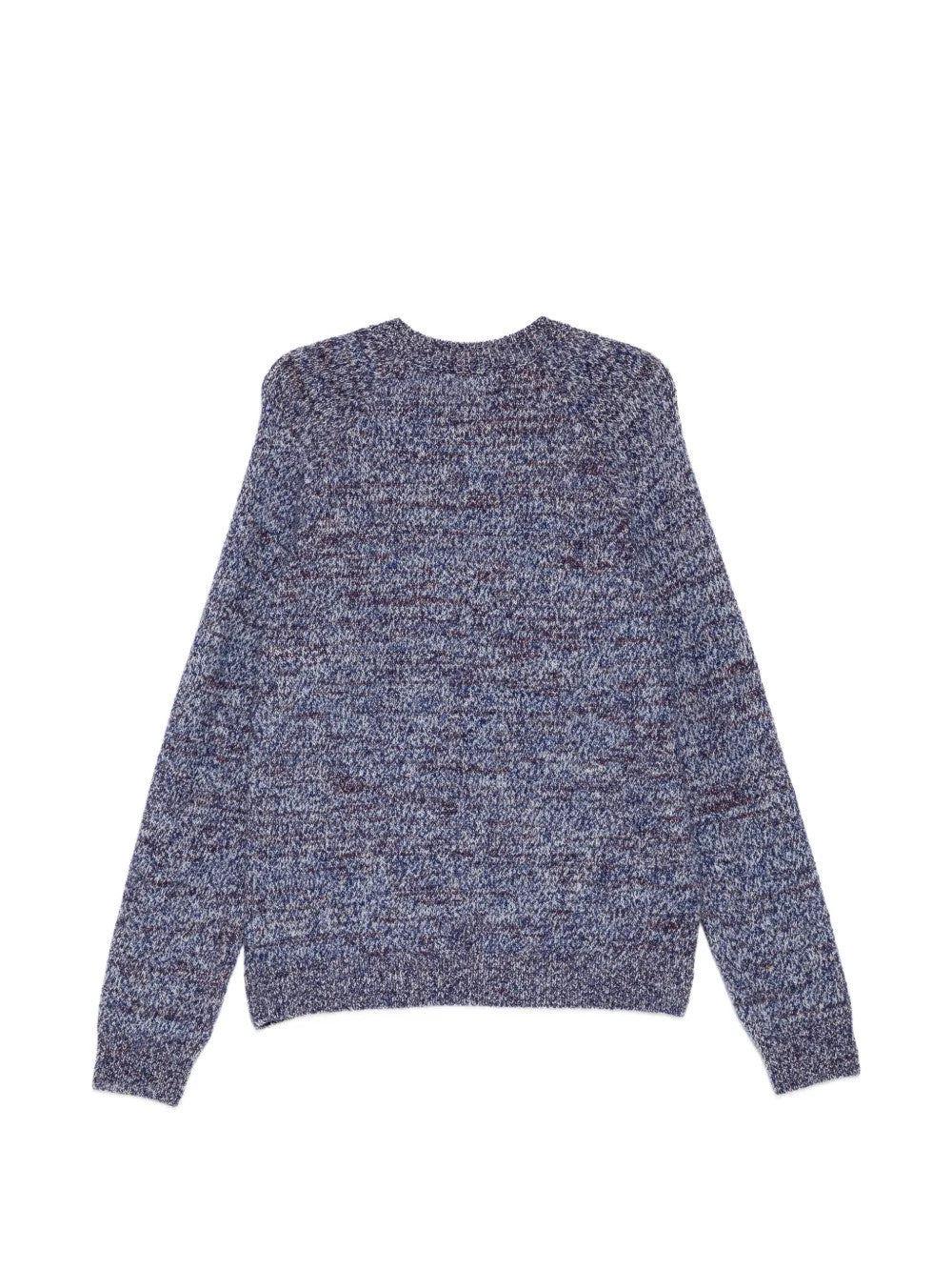 Blue knitwear, front view
