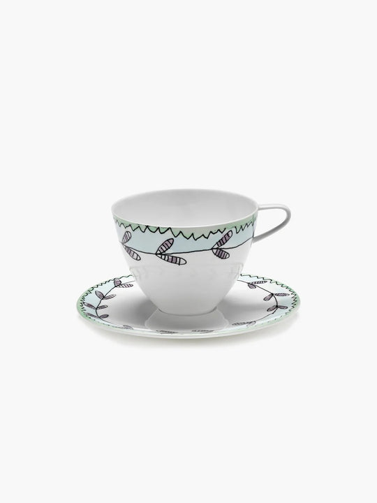 White cup, side view