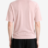 Pink t-shirt, full body view