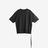 Black T-shirt, front view